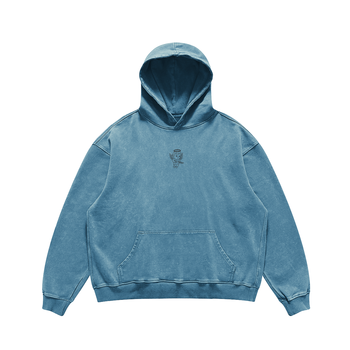 Unisex Heavyweight Snow Wash Hoodie Angelo